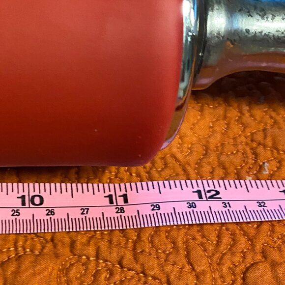 Red Silicone & Stainless Steel Rolling Pin - Large - Picture 7 of 7